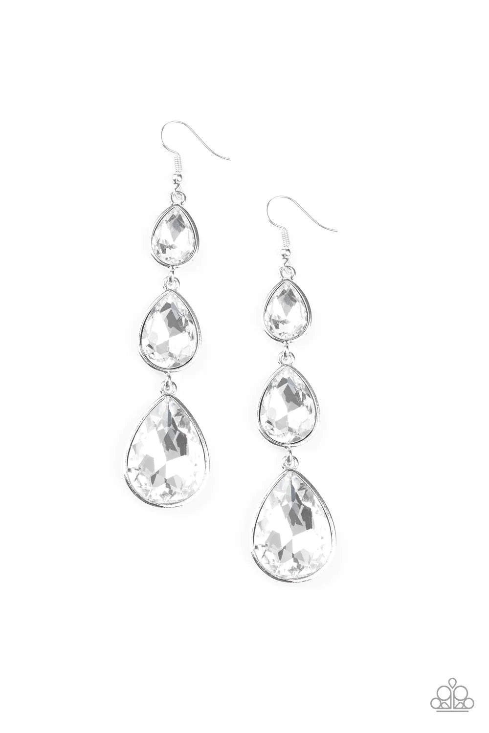 ♥ Metro Momentum - White ♥ Earrings