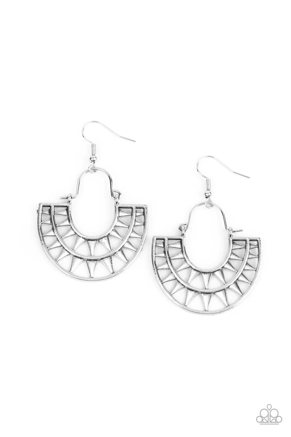 ♥ Solar Surge - Silver ♥ Earrings