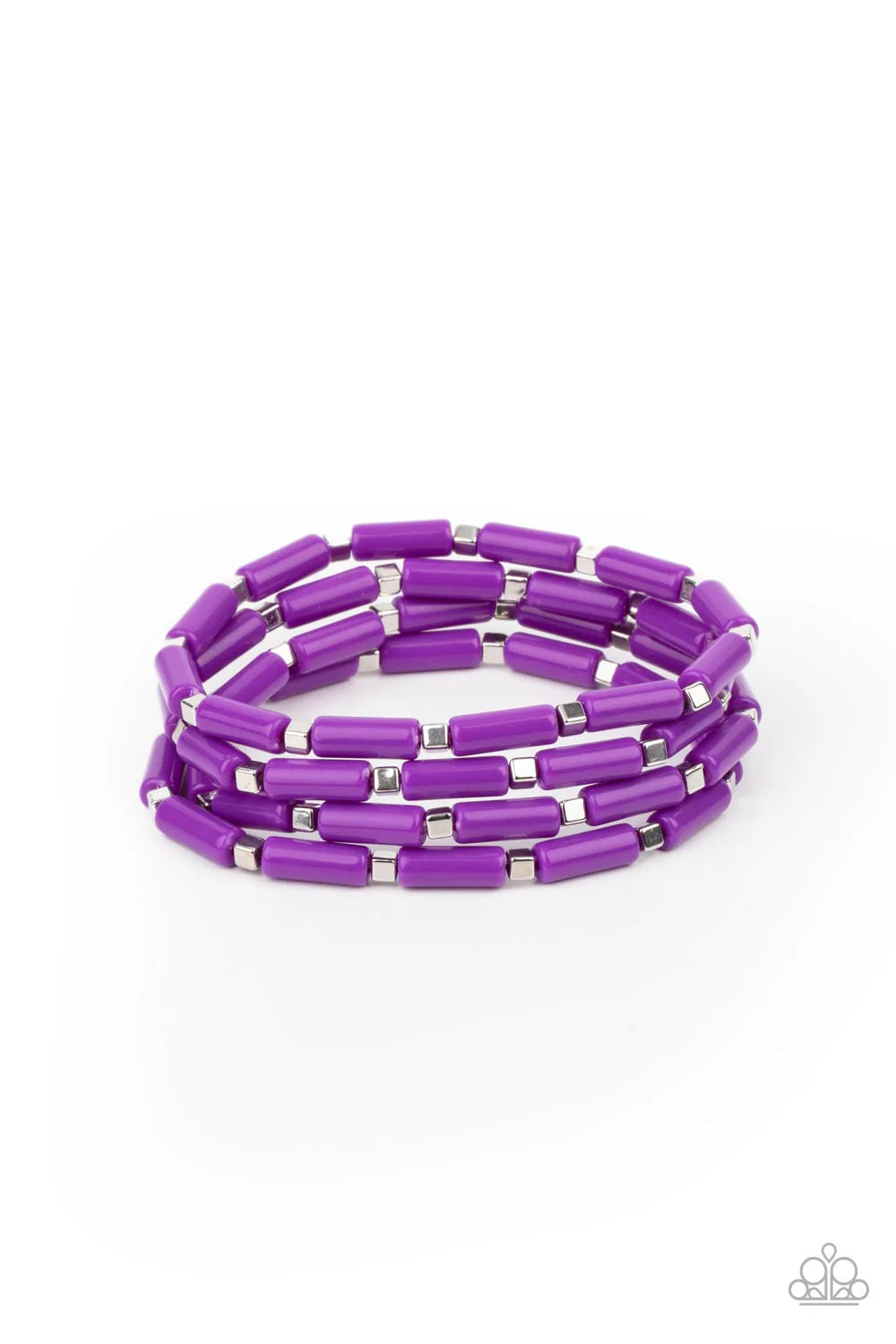 Radiantly Retro - Purple ♥ Bracelet