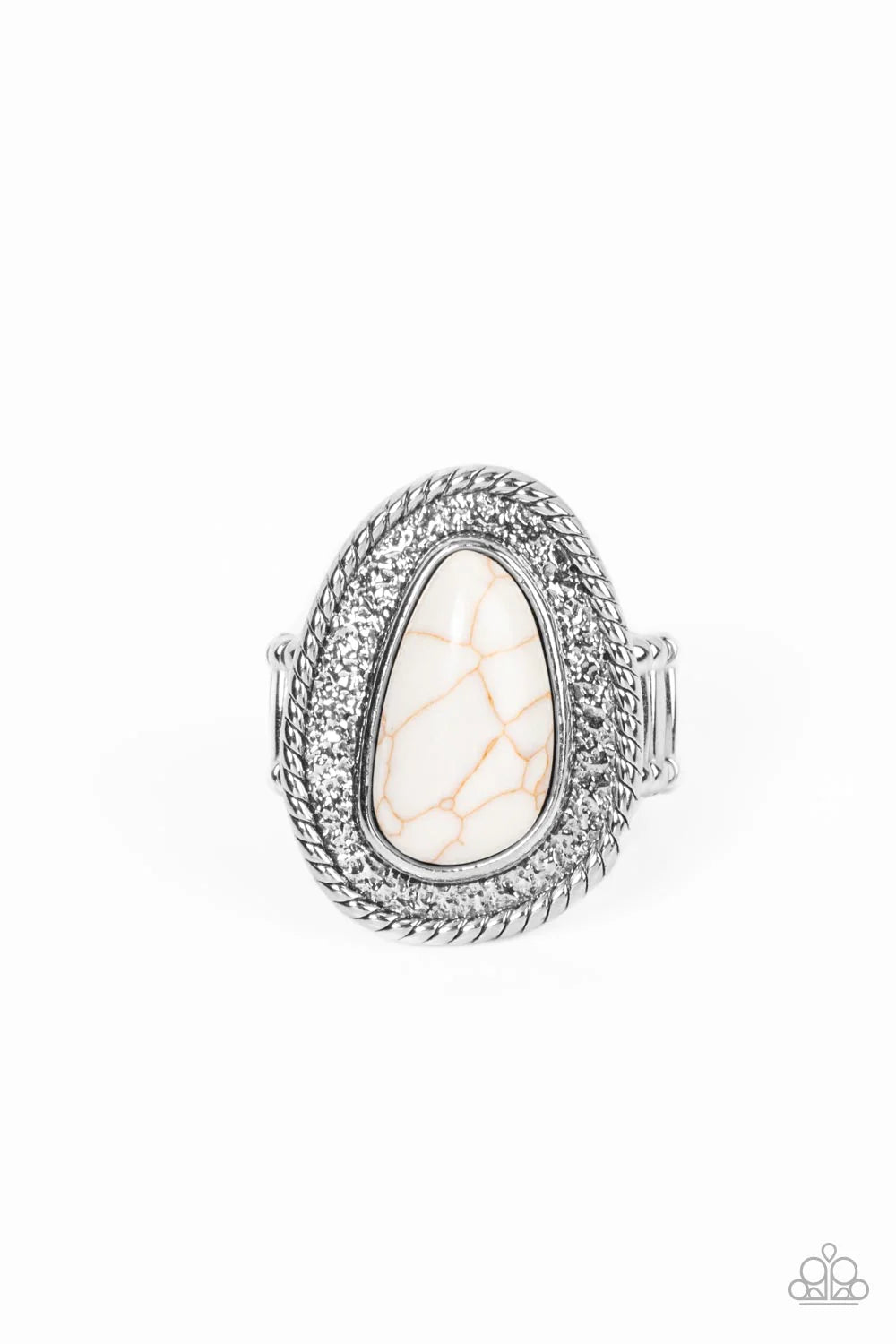 Downtown Desertscape - White ♥ Ring