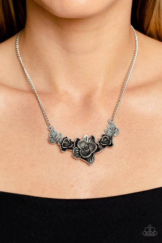 Botanical Breeze - Silver ♥ Necklace
