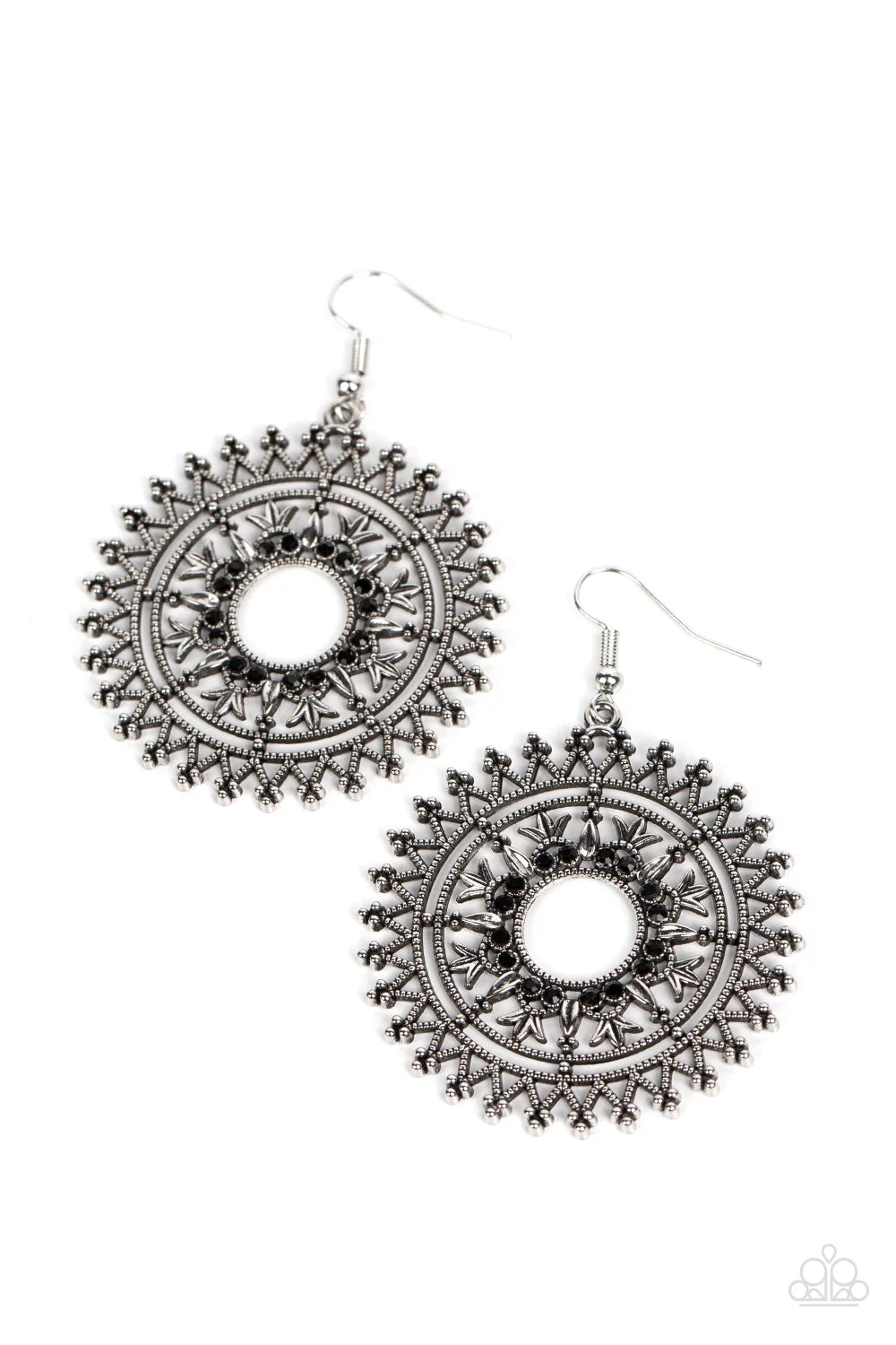 Revel in Radiance - Black ♥ Earrings