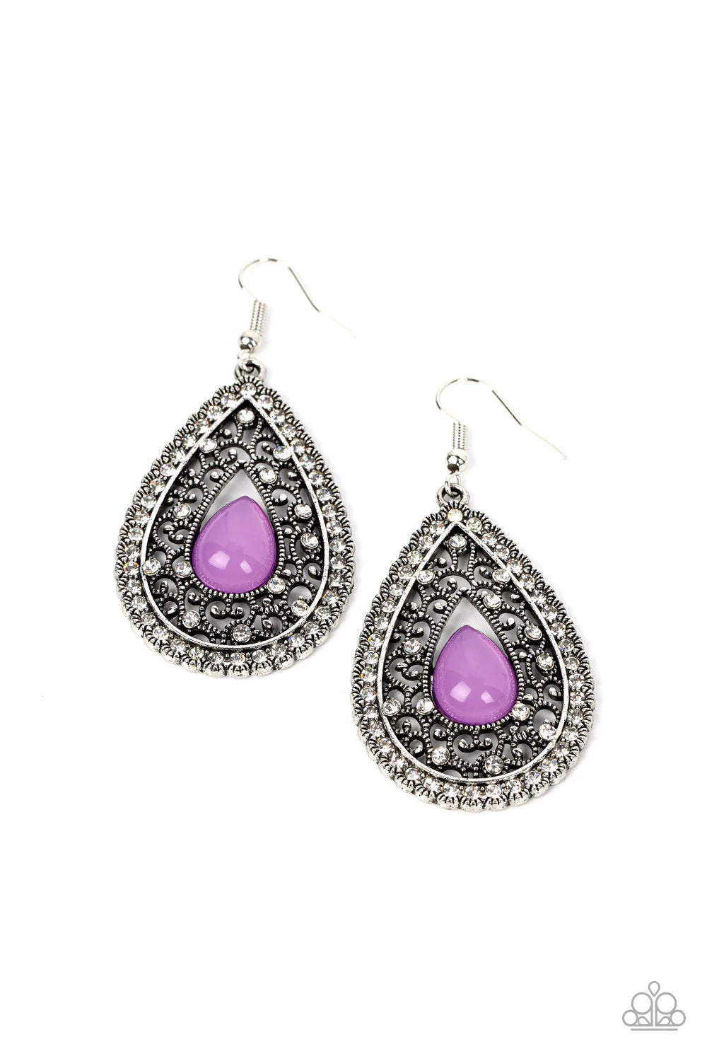 Cloud Nine Couture - Purple ♥ Earrings