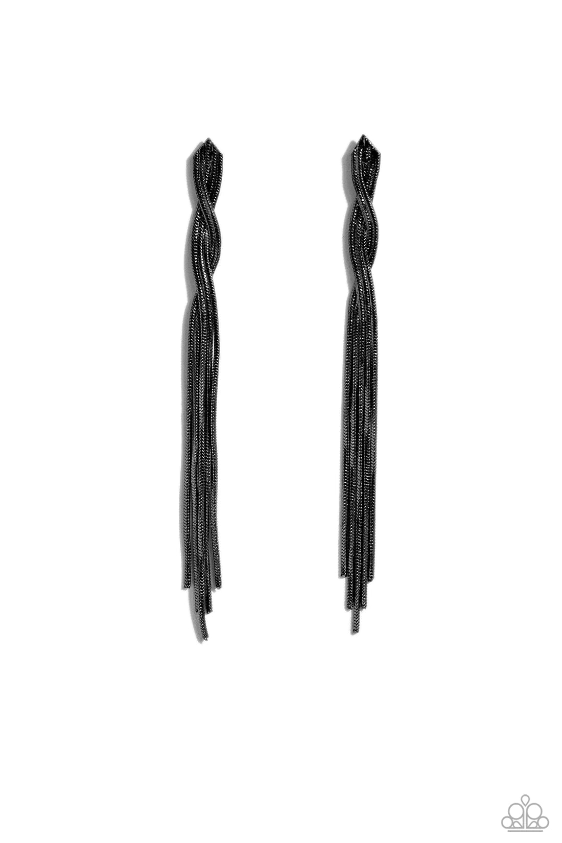 Ropin Rodeo Queen - Black ♥ Post Earrings