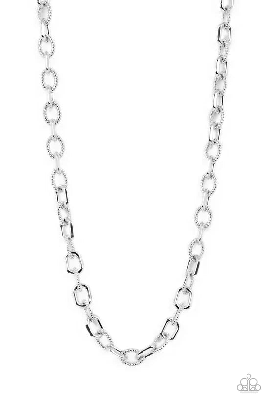 Modern Motorhead - Silver ♥ Mens Necklace