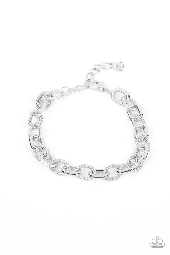 Double Clutch - Silver ♥ Mens Bracelet