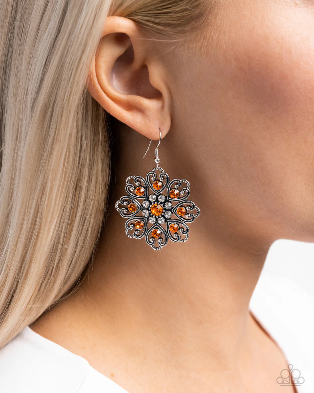 Garden of Love - Orange ♥ Earrings