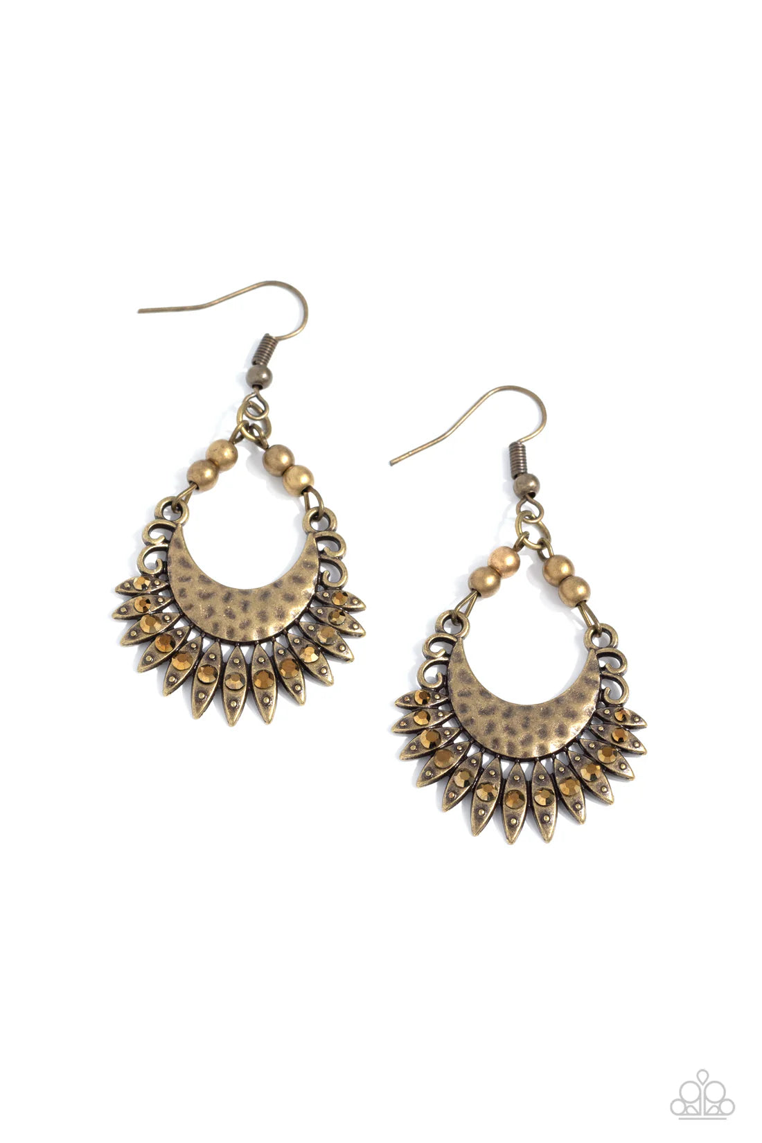 Lunar Luxury - Brass ♥ Earrings