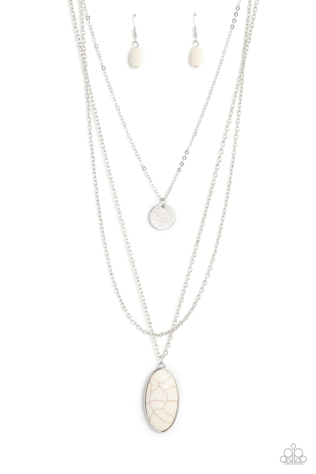 Perennial Phenomena - White ♥ Necklace
