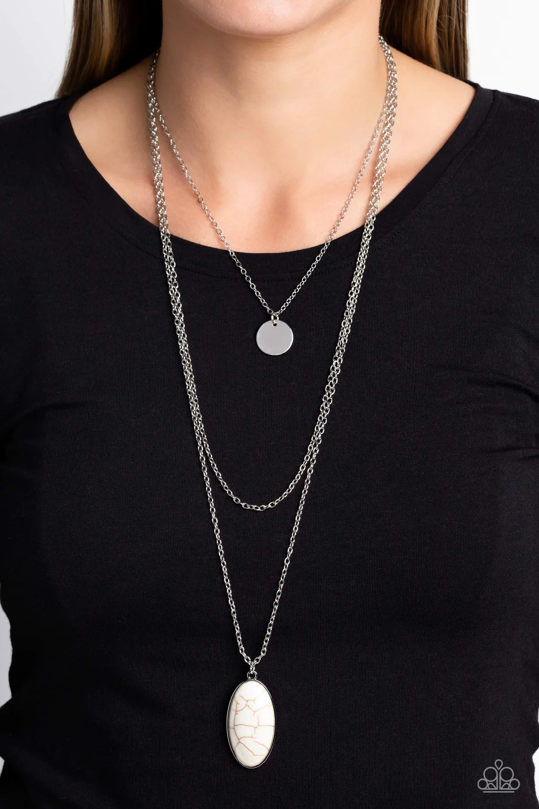 Perennial Phenomena - White ♥ Necklace