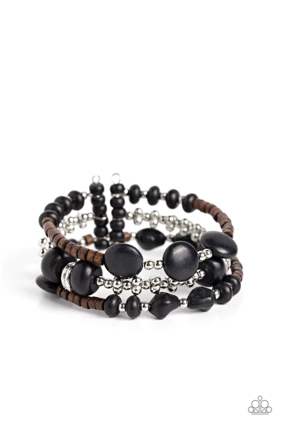 Operation Outdoors - Black ♥ Bracelet