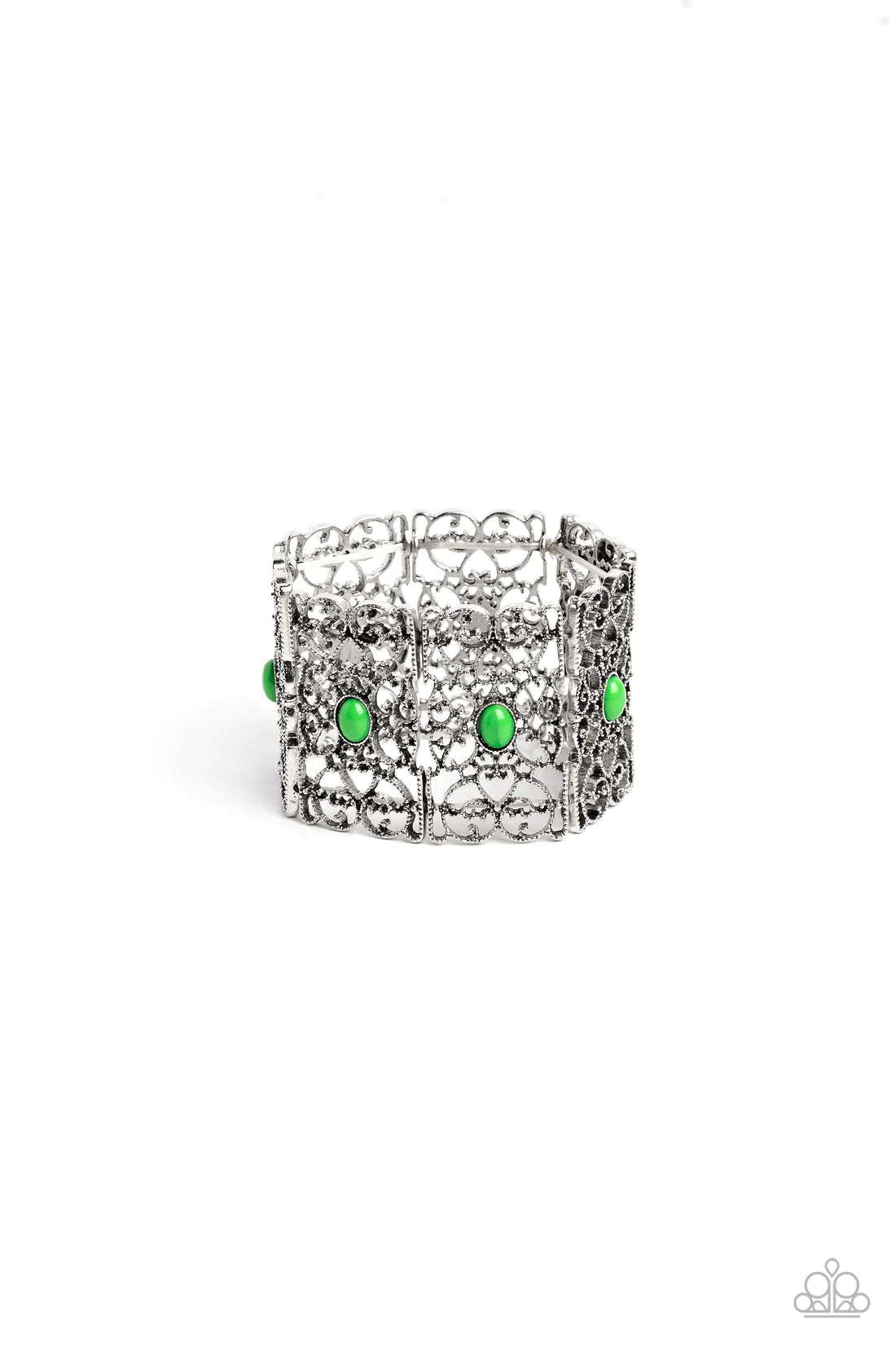 ♥ Fairest Filigree - Green ♥ Bracelet