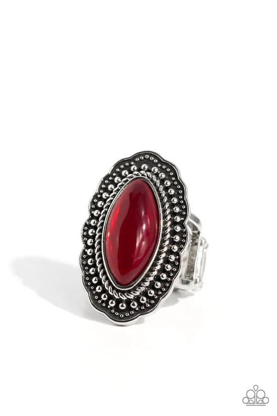 Western Wager - Red ♥ Ring
