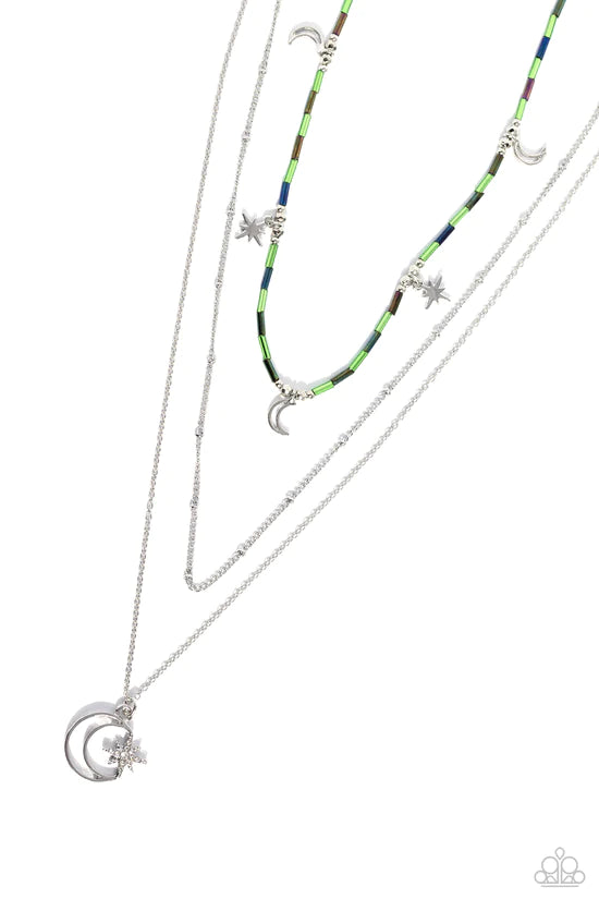 Constant as the Stars - Green ♥ Necklace