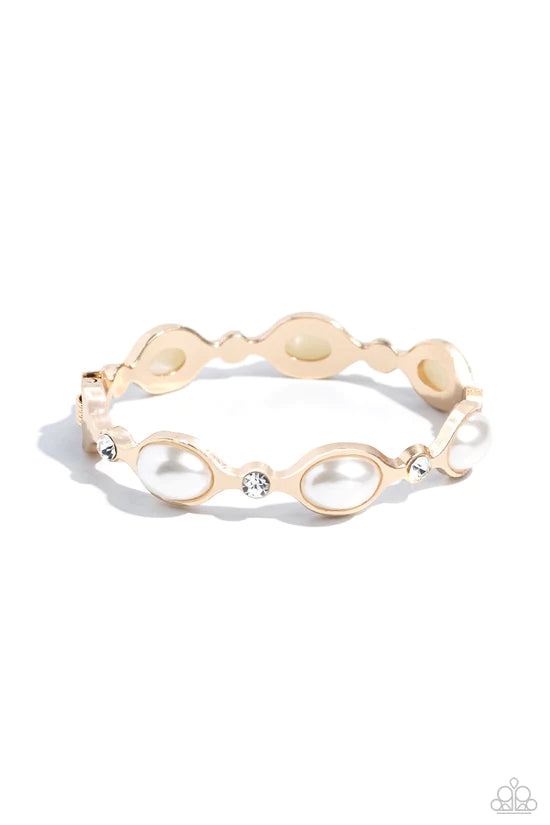 ♥ Are You Gonna Be My PEARL? - Gold ♥ Bracelet