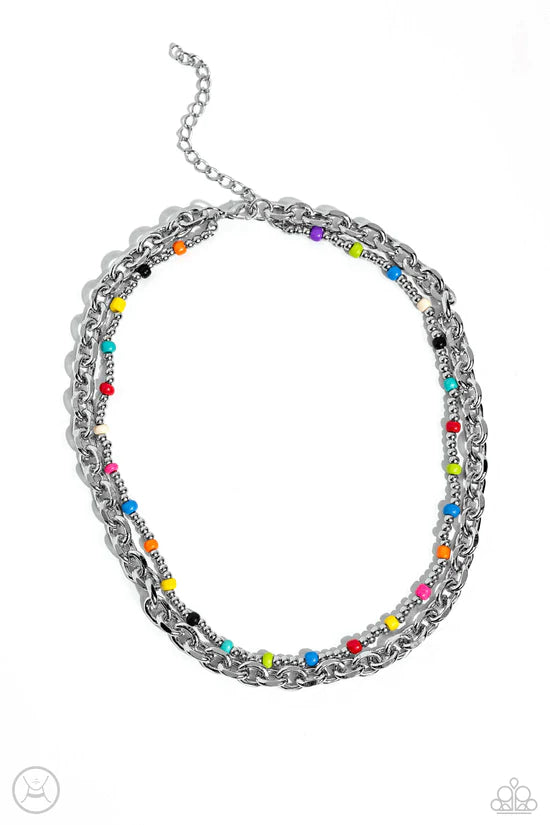 A Pop of Color - Multi ♥ Necklace