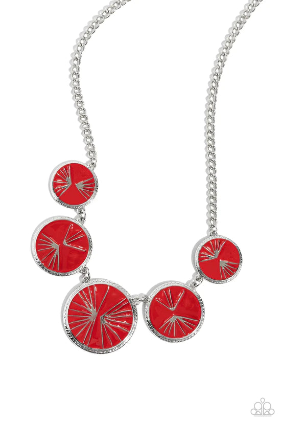 ♥ PALM Before the Storm - Red ♥ Necklace