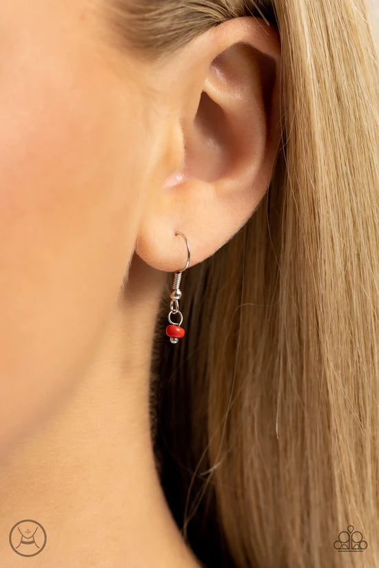 Beach Ball Bliss - Red ♥ Necklace