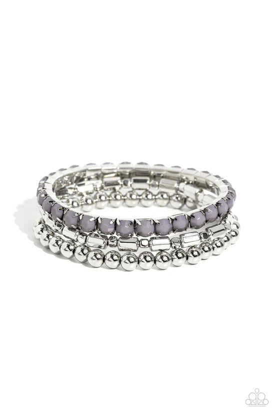 ♥ Monochromatic Maverick - Silver ♥ Bracelet