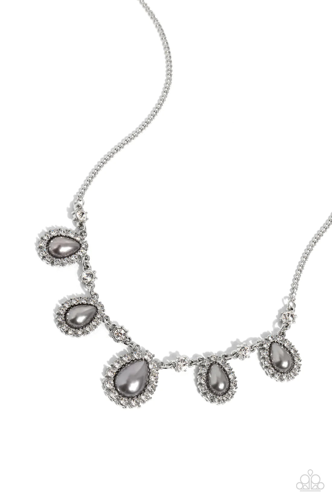 ♥ Teardrop Team - Silver ♥ Necklace
