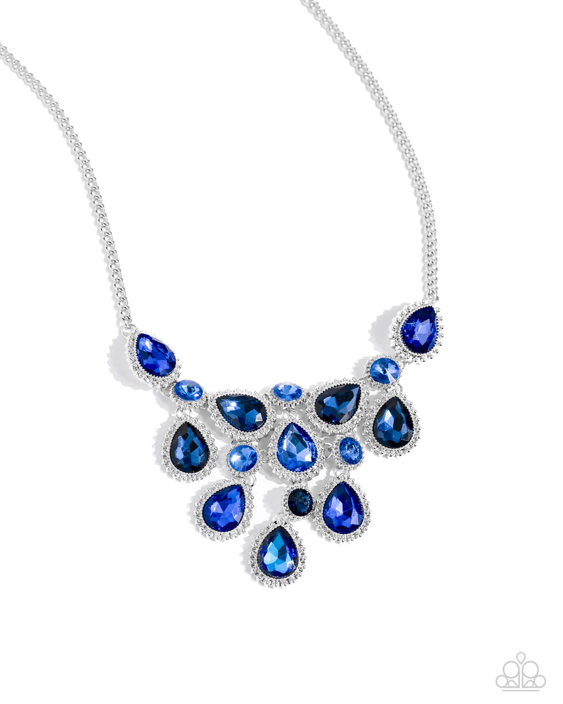 Dripping in Dazzle - Blue ♥ Necklace