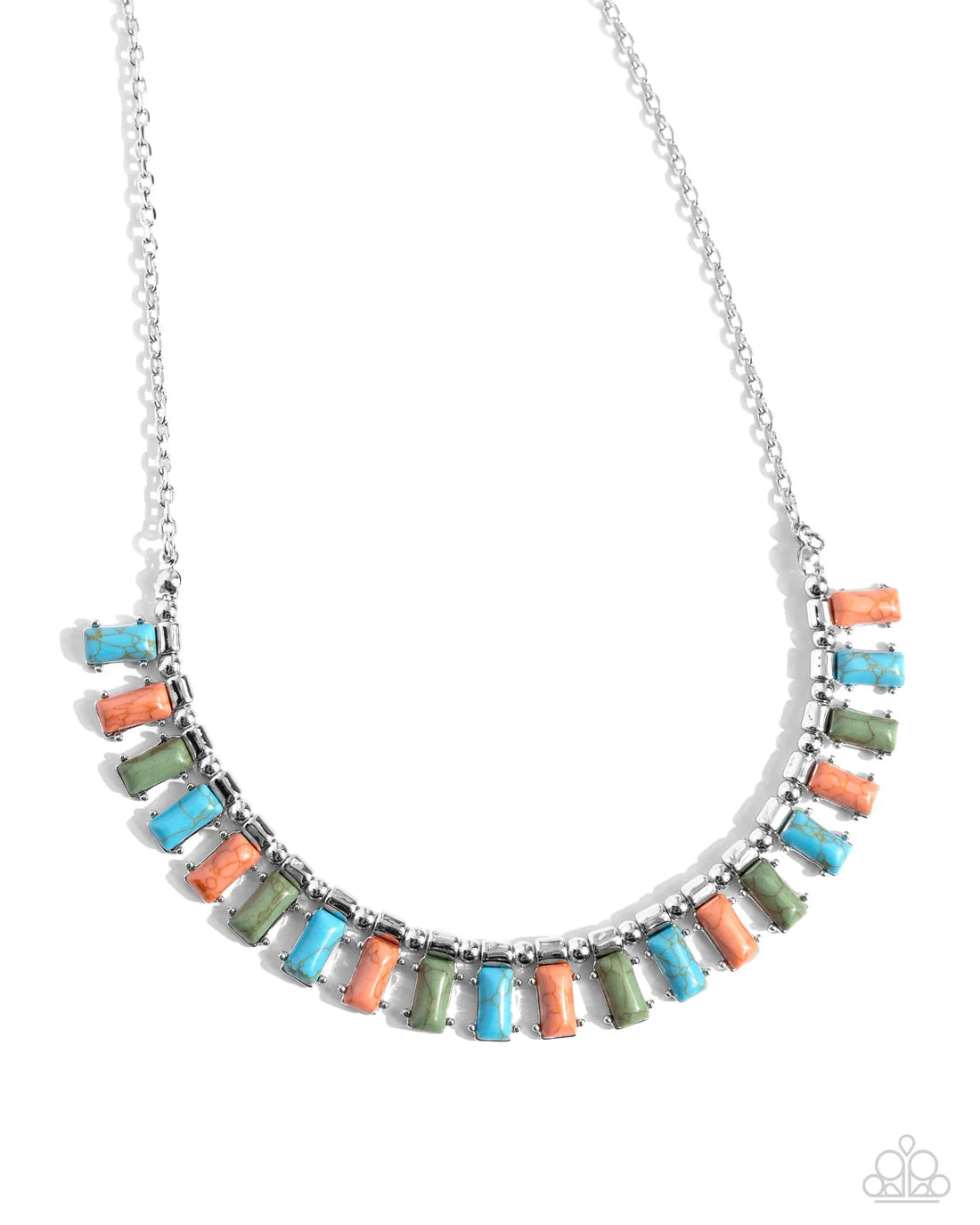 Stony Shimmer - Blue ♥ Necklace