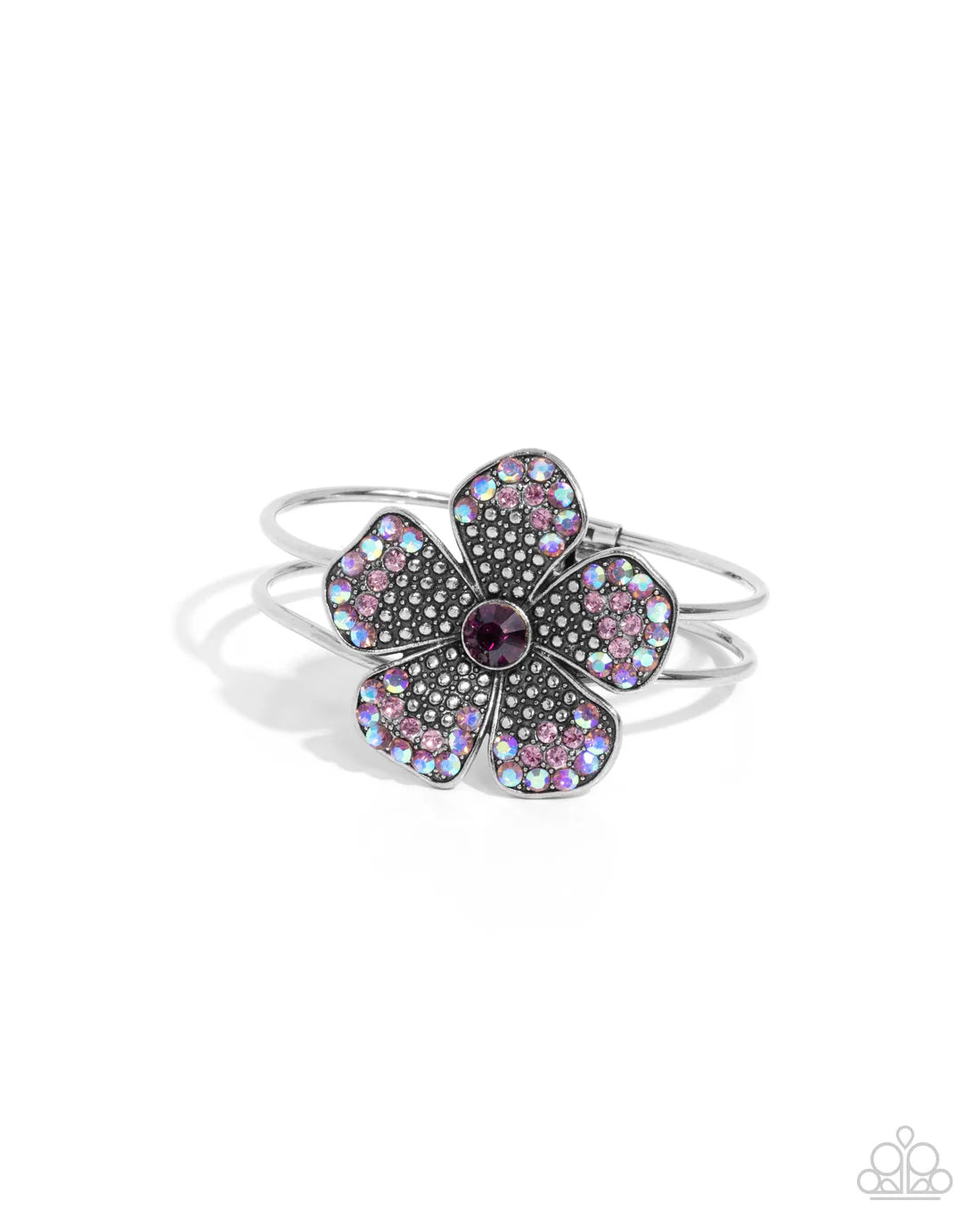 Bedazzled Bloom - Purple ♥ Bracelet