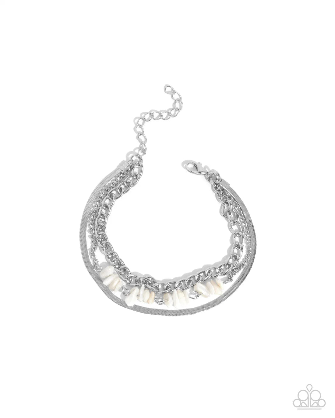 Gracious Host - White ♥ Bracelet