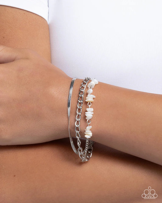 Gracious Host - White ♥ Bracelet