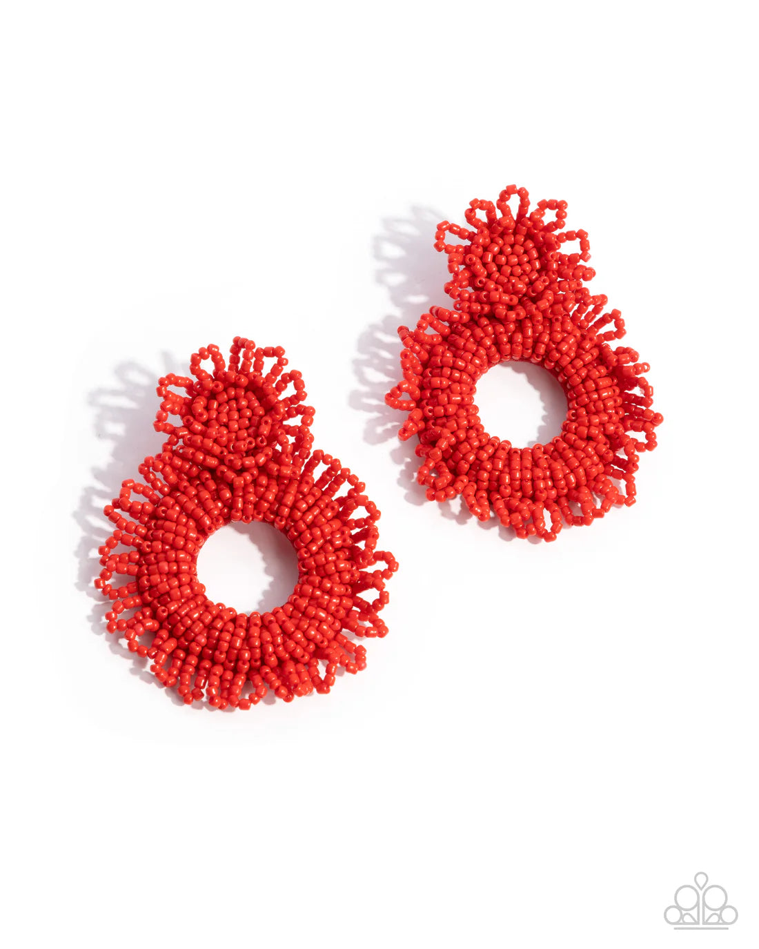 Explosive Energy - Red ♥ Post Earrings