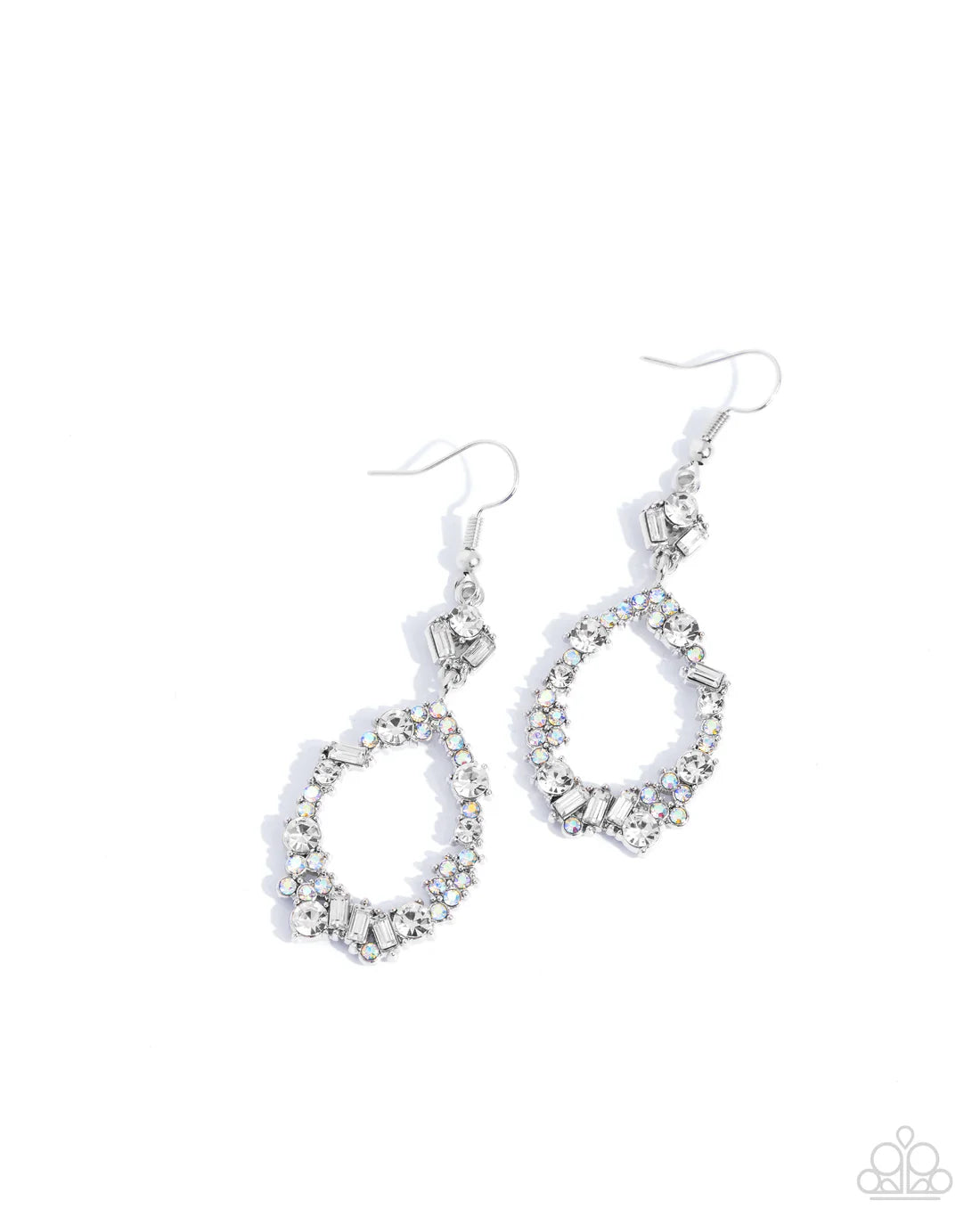Poppin Pizzazz - White ♥ Earrings