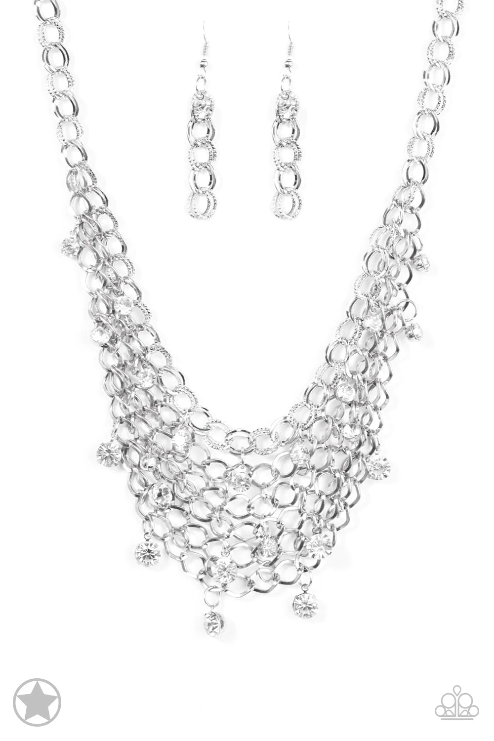 ♥ Fishing for Compliments - Silver ♥ Necklace