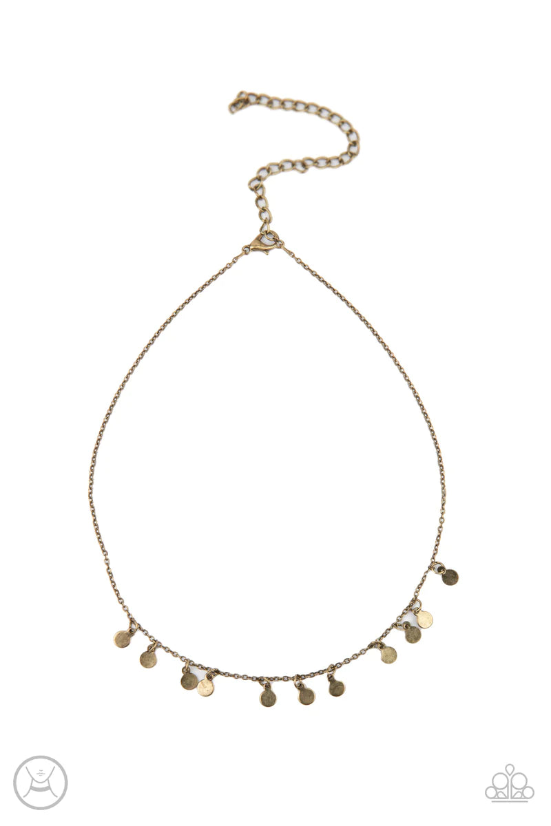 Ready, Set, DISCO! - gold - necklace