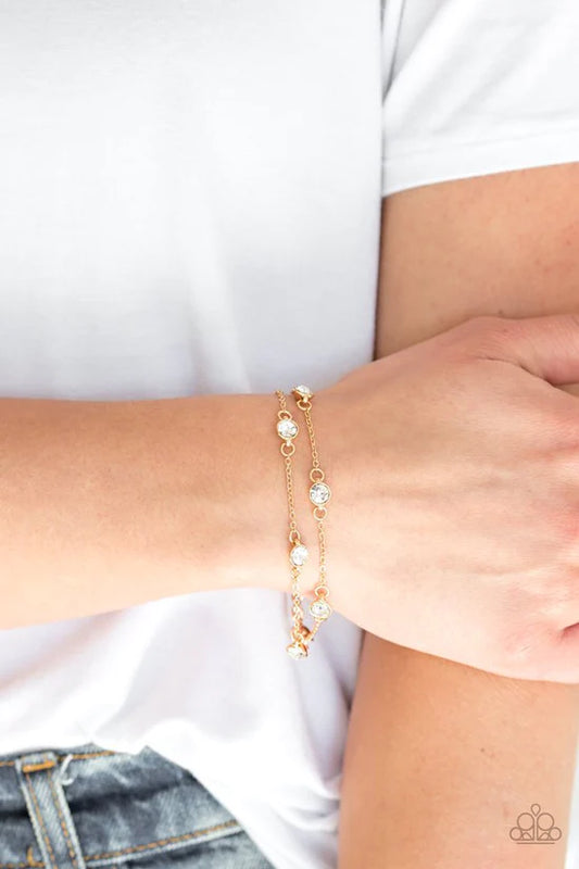 Spotlight Starlight - Gold ♥ Bracelet