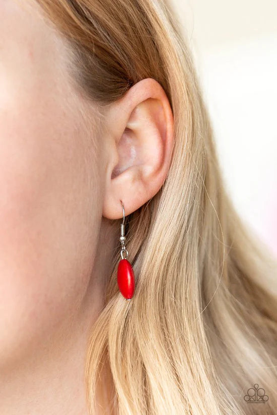 Commander In CHIEFETTE - Red ♥ Necklace