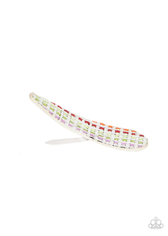 Cant HAIR Myself Think - White ♥ Hair Clip