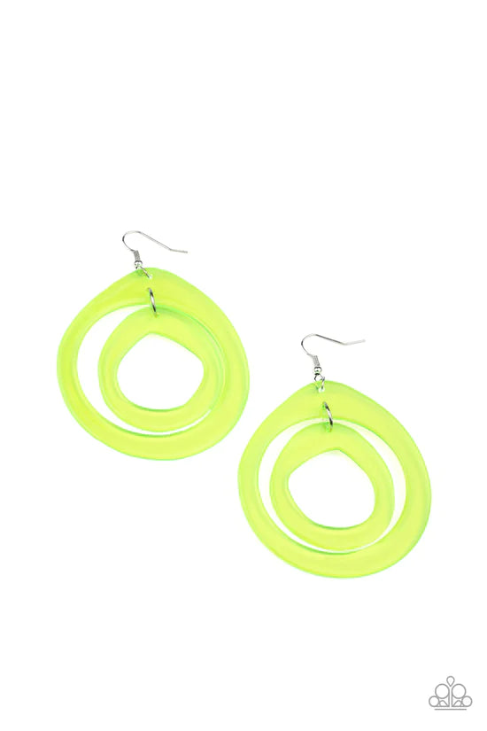 Show Your True NEONS - Yellow ♥ Earrings