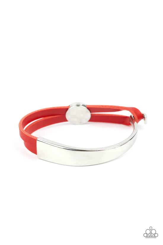 A Notch Above The Rest - Red ♥ Bracelet