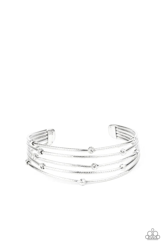 Face The METALLIC Music - Silver ♥ Bracelet