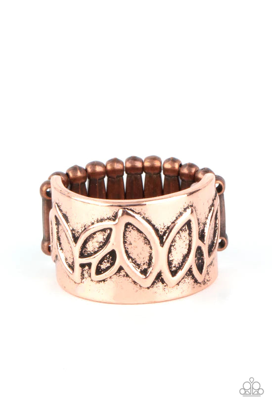 You LEAF Expect It - Copper ♥ Ring