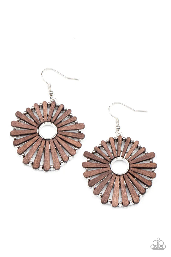 SPOKE Too Soon - Brown ♥ Earrings