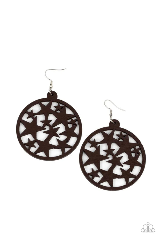 Cosmic Paradise - Brown ♥ Earrings