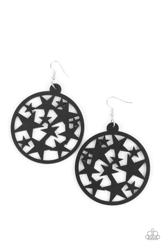 Cosmic Paradise - Black ♥ Earrings