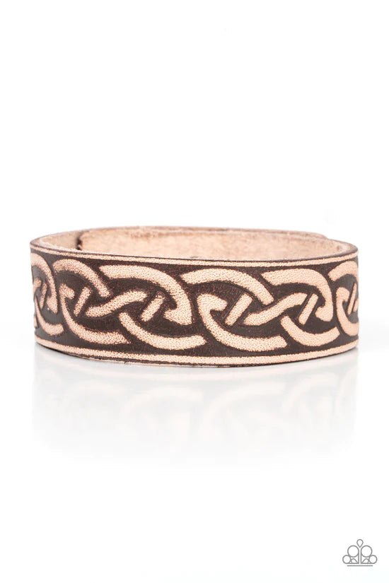 Rebel Runes - Brown ♥ Bracelet