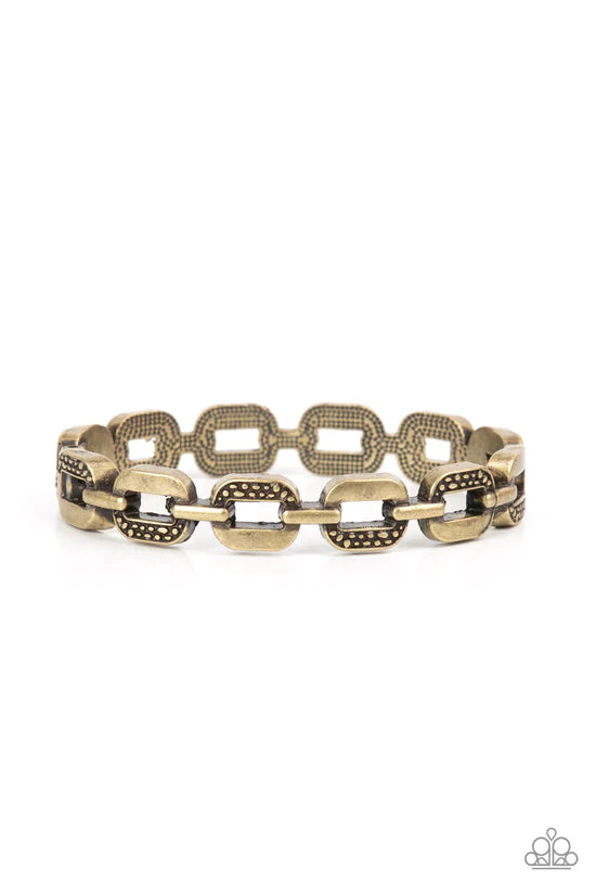 Powerhouse Plunder - Brass ♥ Bracelet