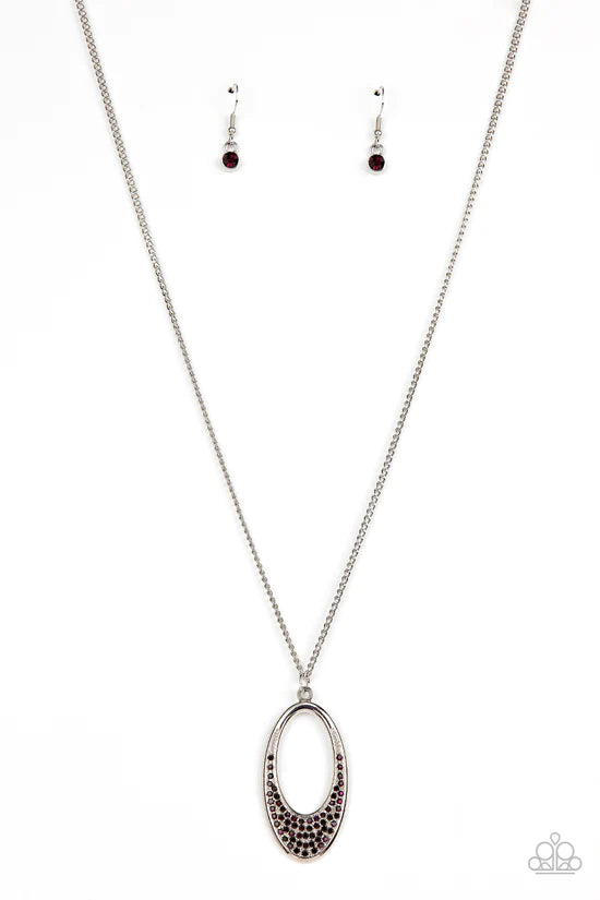 Dip Into Dazzle - Purple ♥ Necklace