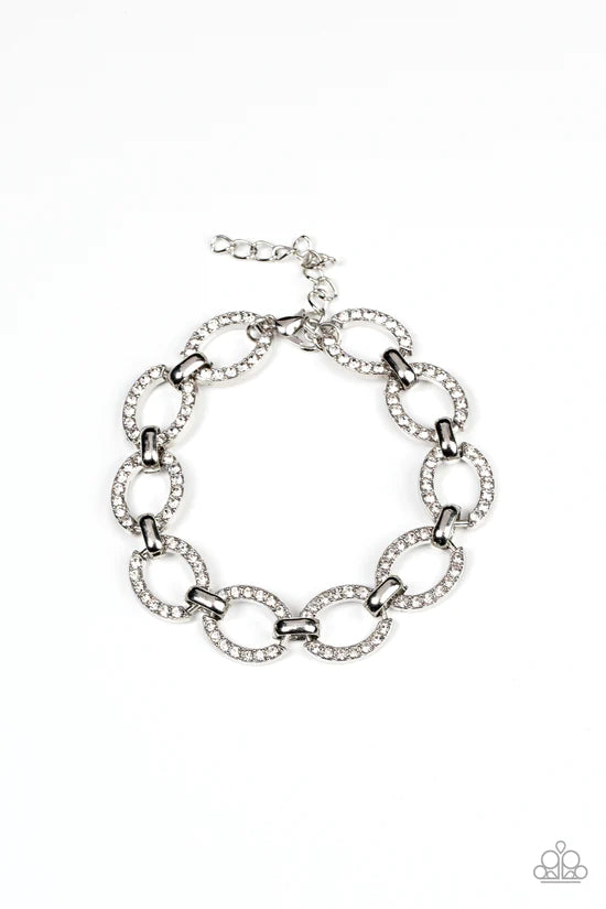 Date Night Debonair - White ♥ Bracelet