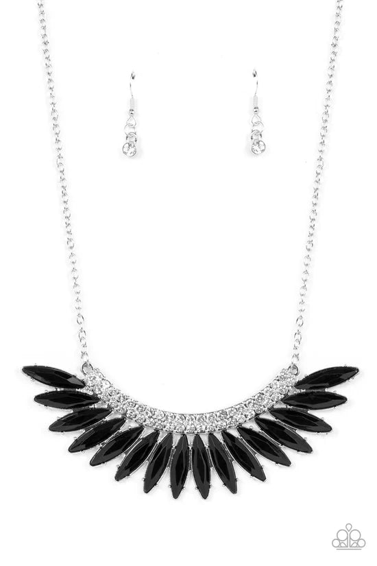 Flauntable Flamboyance - Black ♥ Necklace