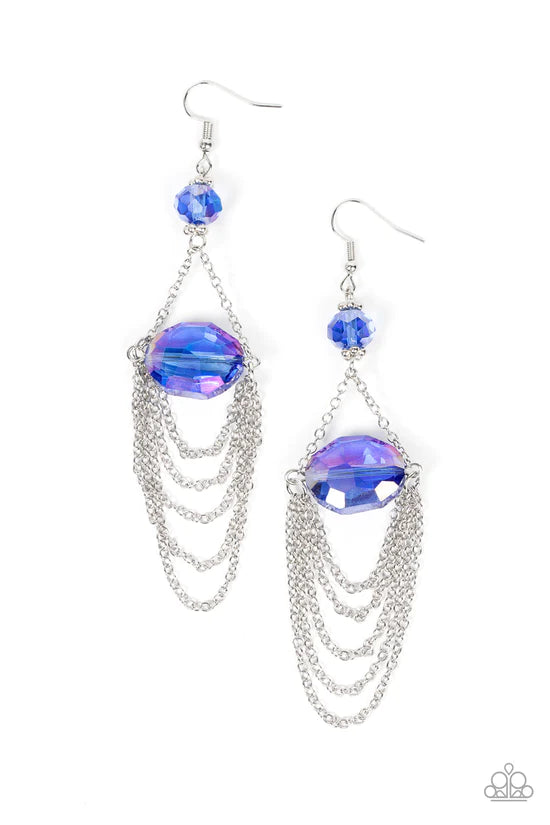 Ethereally Extravagant - Blue ♥ Earrings