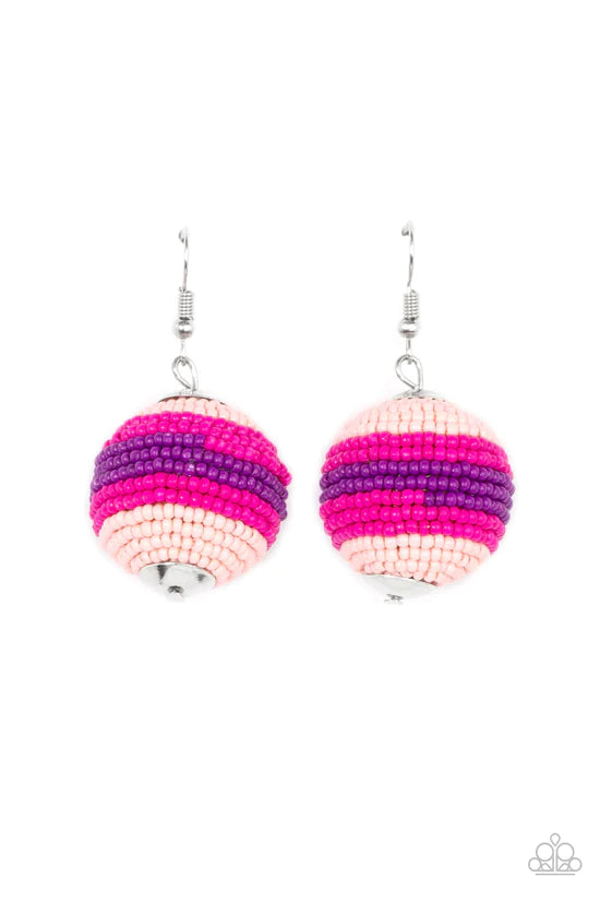 Zest Fest - Pink ♥ Earrings